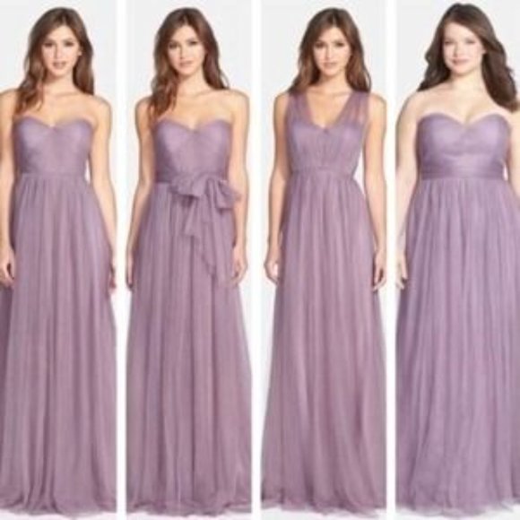 Jenny Yoo Annabelle Convertible Tulle Dress (Lilac) - Picture 6 of 6
